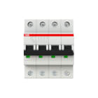 ABB - S200M Disjoncteur modulaire- 4P - 3A - Cbe C -10000A/15kA (4 modules)-peignable