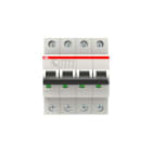 ABB - S200M Disjoncteur modulaire- 4P - 2A - Cbe D -10000A/15kA (4 modules)-peignable