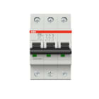 ABB - S200M Disjoncteur modulaire- 3P - 1,6A-Cbe Z -10000A/15kA (3 modules)-peignable