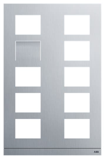 ABB - Platine 2/5 vidéo aluminium