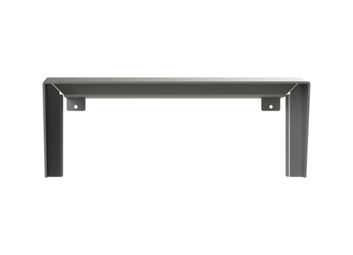 ABB - Visière 2 modules encastrée aluminium