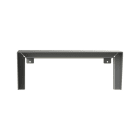 ABB - Visière 2 modules encastrée aluminium