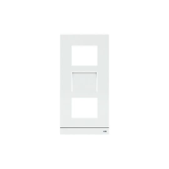 ABB - Platine 1/3 audio/vidéo blanc