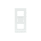 ABB - Platine 1/3 audio/vidéo blanc