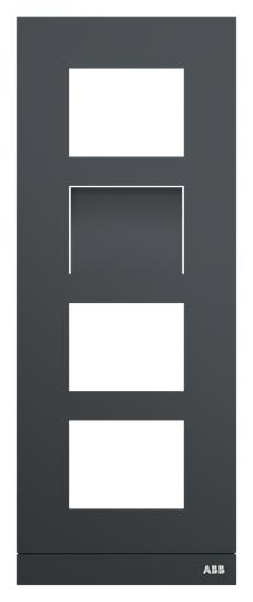 ABB - Platine 1/4 vidéo anthracite