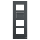 ABB - Platine 1/4 vidéo anthracite