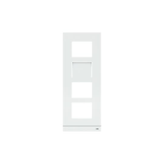 ABB - Platine 1/4 audio/vidéo blanc