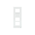 ABB - Platine 1/4 audio/vidéo blanc