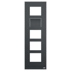 ABB - Platine 1/5 vidéo anthracite