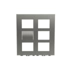 ABB - Platine 2/3 audio/vidéo acier inoxydable