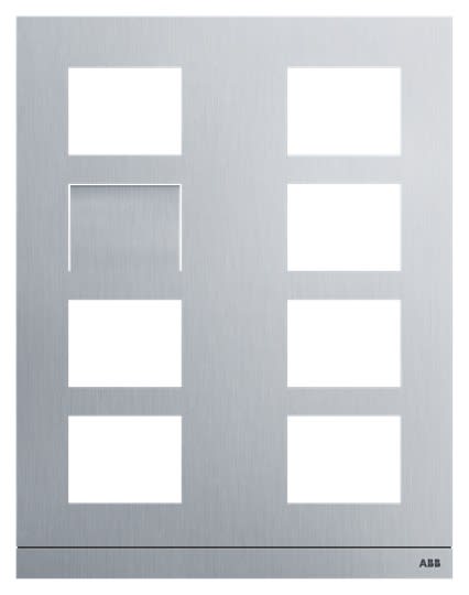 ABB - Platine 2/4 vidéo aluminium