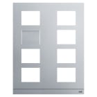 ABB - Platine 2/4 vidéo aluminium