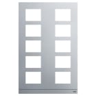 ABB - Platine 2/5 audio aluminium