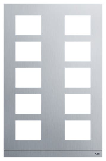 ABB - Platine 2/5 audio aluminium