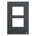 ABB - Platine 1/2 audio anthracite