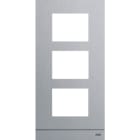 ABB - Platine 1/3 audio/vidéo acier inoxydable