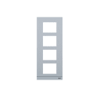 ABB - Platine 1/4 audio aluminium