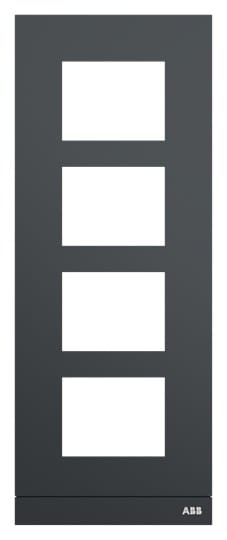 ABB - Platine 1/4 audio anthracite