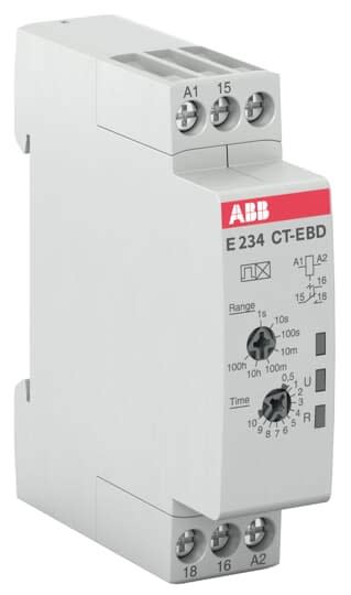 ABB - Relais Temporise Fonction Bi E234ct-Ebd