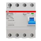 ABB - Interrupteur Différentiel - F200 - 4P - 25A - 30mA - Type A Immunisé-NAD