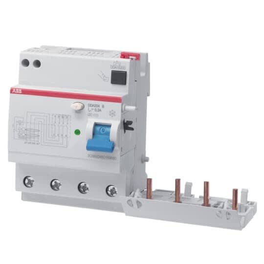 ABB - Bloc Différentiel - DDA200 - 4P - 63A - 300mA - Type B (Pour S200/S300P)
