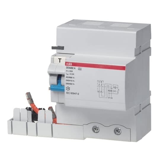 ABB - Bloc Différentiel - DDA800 - 2P - 100A - 300mA - Type A Sélectif (Pour S800)