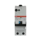 ABB - DS201L Disjoncteur Différentiel - 1P+N - 25A - Cbe C - 4500A/6kA-30mA-Type AC