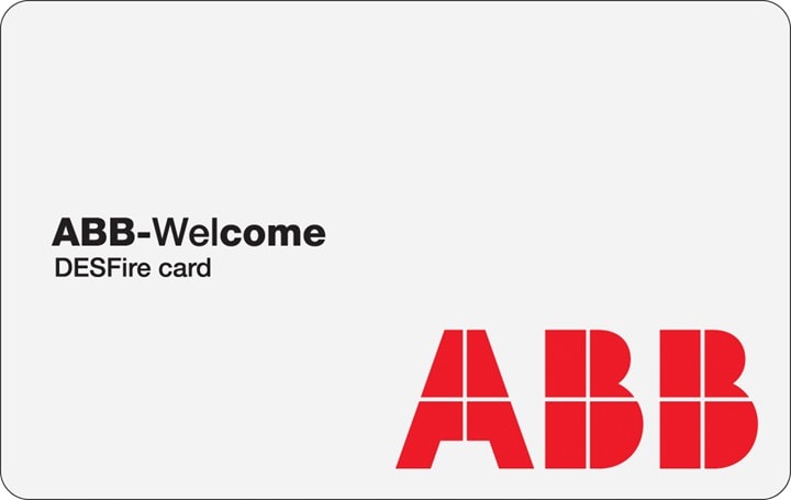 ABB - Carte accès welcome DESFIRE