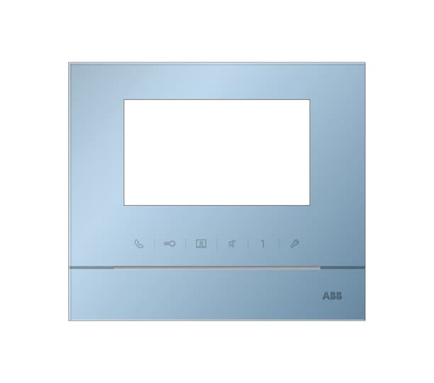 ABB - Welcome M Face Avant pour Ecran 4.3-Bleu
