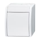 ABB - Interrupteur Simple Ocean Ip44 Blanc Alpin