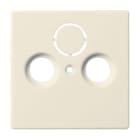 ABB - Enjoliveur Pour Prises Antenne 82 Savane/Blanc Ivoire