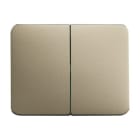 ABB - Enjoliveur Interrupteur Double 260 Paladium