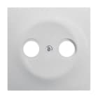 ABB - Enjo. Double Pour Prise Fm/Tv/Sat Aluminium