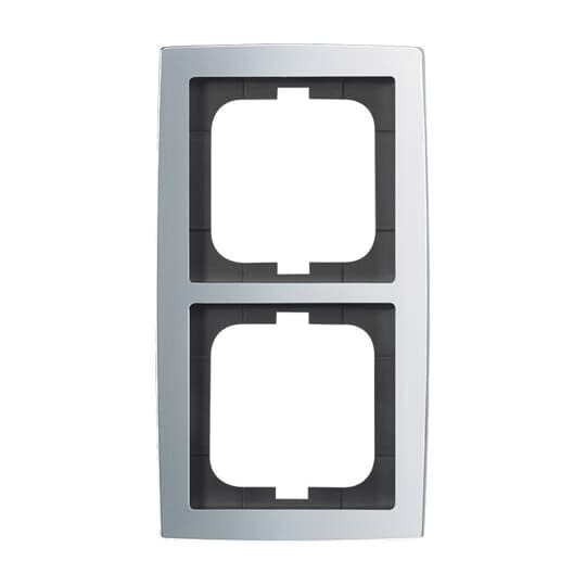 ABB - Cadre 2 Poussoirs Chrome Mat