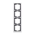 ABB - Cadre 4 Poussoirs Davos/Blanc Studio Solo