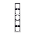 ABB - Cadre 5 Poussoirs Davos/Blanc Studio Solo