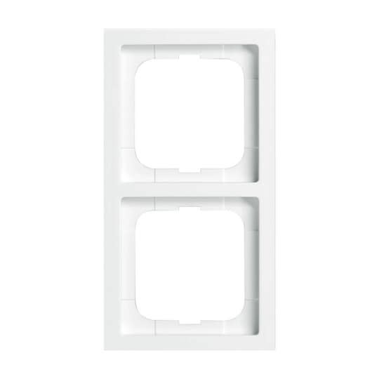 ABB - Cadre 2 Poussoirs Future Linear Blanc Studio