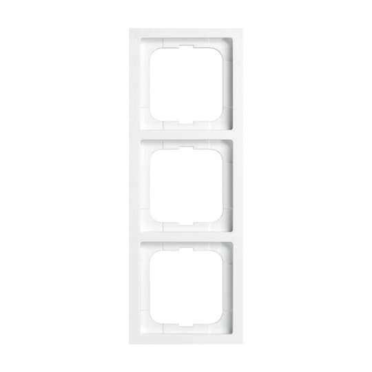 ABB - Cadre 3 Poussoirs Future Linear Davos/Blanc Studio