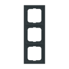 ABB - Cadre 3 Poussoirs Future Linear Anthracite