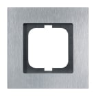 ABB - Cadre 1 Poussoir Acier Inox Carat