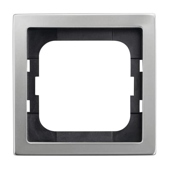 ABB - Cadre 1 Poussoir Acier Inox Pure