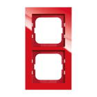ABB - Cadre 2 Poussoirs Rouge