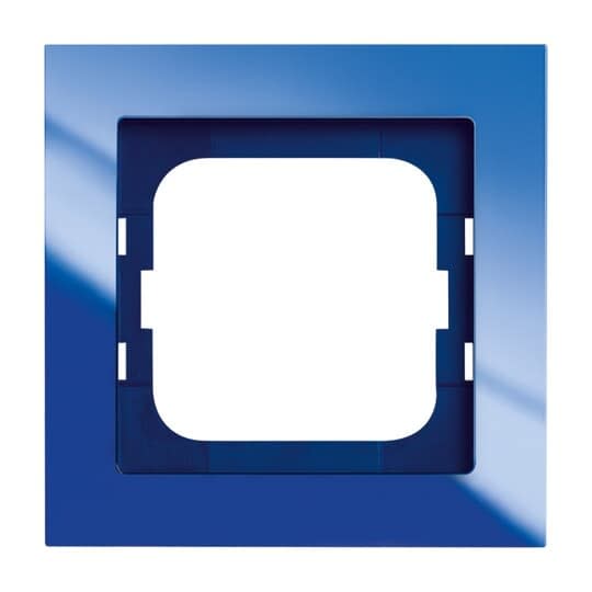 ABB - Cadre 1 Poussoir Bleu