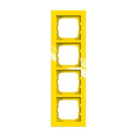 ABB - Cadre 4 Poussoirs Jaune