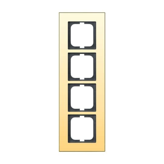 ABB - Cadre 4 Poussoirs Or