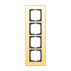 ABB - Cadre 4 Poussoirs Or