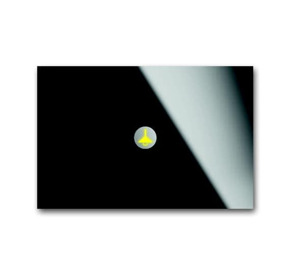 ABB - Commande Simple Busch-Prion Verre Noir