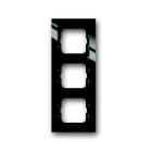 ABB - Cadre 3 Poussoirs Axcent Noir