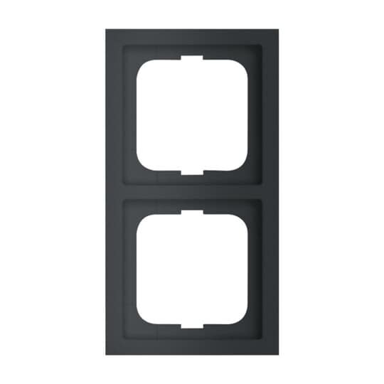 ABB - Cadre 2 Poussoirs Noir Mat