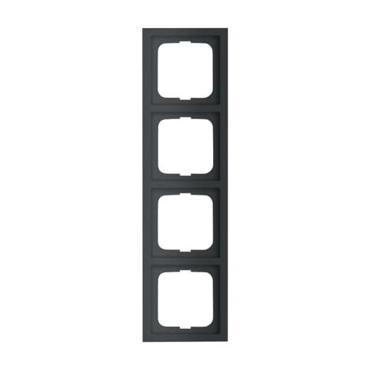 ABB - Cadre 4 Poussoirs Noir Mat